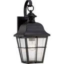 Quoizel MHE8406K Millhouse 1 Light Outdoor Lantern in Mystic Black - Crescent Harbor
