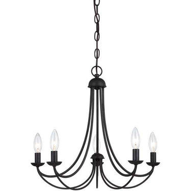 Quoizel MRN5005IB Mirren 5 Light Chandelier in Imperial Bronze - Crescent Harbor