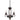 Quoizel NBE5303RK Noble 3 Light Chandelier in Rustic Black - Crescent Harbor