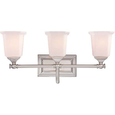Quoizel NL8603 Nicholas 3 Light Bath Light - Crescent Harbor