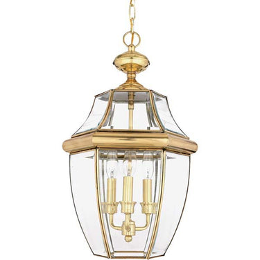 Quoizel NY1179 Newbury 3 Light Outdoor Lantern - Crescent Harbor