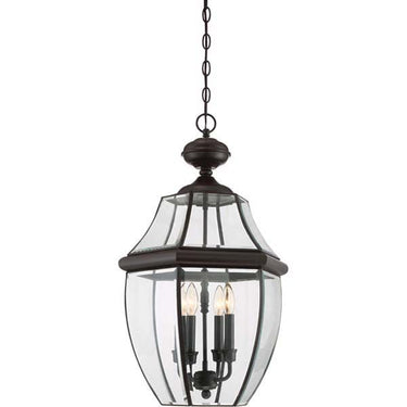 Quoizel NY1180 Newbury 4 Light Outdoor Lantern - Crescent Harbor