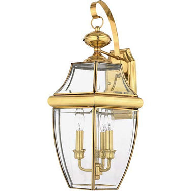 Quoizel NY8318 Newbury 3 Light Outdoor Lantern - Crescent Harbor