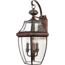 Quoizel NY8318 Newbury 3 Light Outdoor Lantern - Crescent Harbor