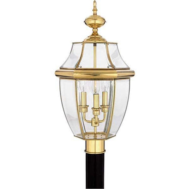 Quoizel NY9043 Newbury 3 Light Outdoor Lantern - Crescent Harbor