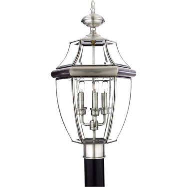 Quoizel NY9043 Newbury 3 Light Outdoor Lantern - Crescent Harbor
