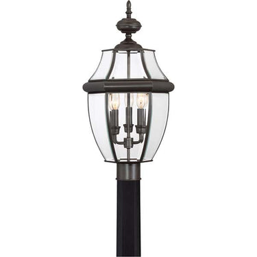 Quoizel NY9043 Newbury 3 Light Outdoor Lantern - Crescent Harbor