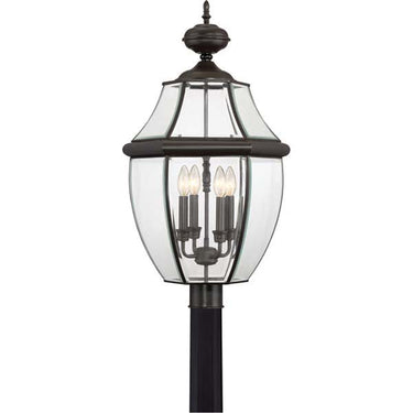 Quoizel NY9045 Newbury 4 Light Outdoor Lantern - Crescent Harbor