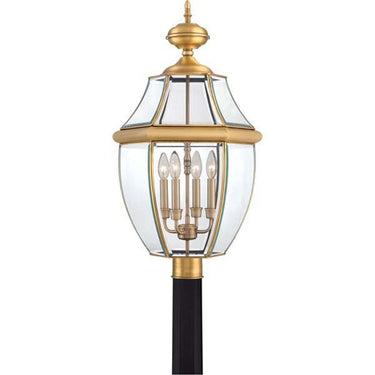 Quoizel NY9045 Newbury 4 Light Outdoor Lantern - Crescent Harbor