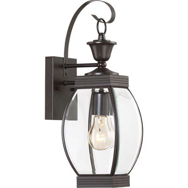 Quoizel OAS8406Z Oasis 1 Light Outdoor Lantern in Medici Bronze - Crescent Harbor