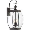Quoizel OAS8409Z Oasis 3 Light Outdoor Lantern in Medici Bronze - Crescent Harbor