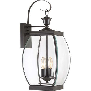 Quoizel OAS8409Z Oasis 3 Light Outdoor Lantern in Medici Bronze - Crescent Harbor