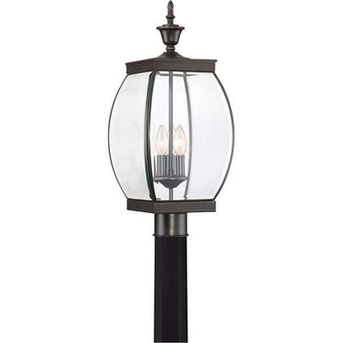 Quoizel OAS9009Z Oasis 3 Light Outdoor Lantern in Medici Bronze - Crescent Harbor