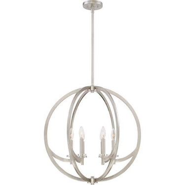 Quoizel ON2824BN Orion 6 Light Pendant in Brushed Nickel - Crescent Harbor