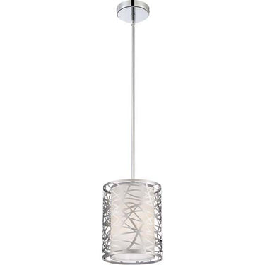 Quoizel PCAE1508C Abode 1 Light Mini Pendant in Polished Chrome - Crescent Harbor