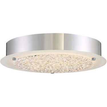 Quoizel PCBZ1612C Blaze Flush Mount in Polished Chrome - Crescent Harbor