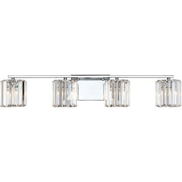 Quoizel PCDV8604C Divine 4 Light Bath Light in Polished Chrome - Crescent Harbor