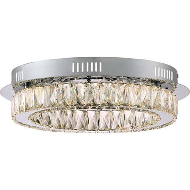 Quoizel PCEM1619C Embrace Flush Mount in Polished Chrome - Crescent Harbor