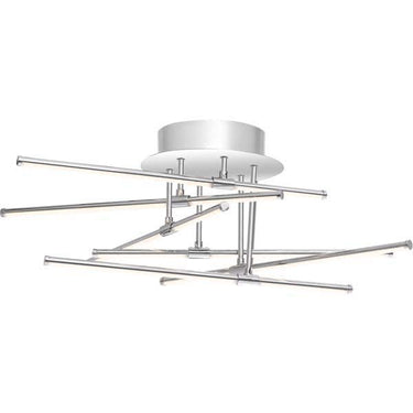 Quoizel PCLS1722C Lightshow Semi-Flush Mount in Polished Chrome - Crescent Harbor