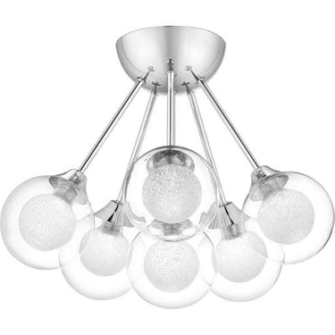 Quoizel PCSB1716C Spellbound 6 Light Semi-Flush Mount in Polished Chrome - Crescent Harbor