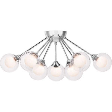 Quoizel PCSB1722C Spellbound 9 Light Semi-Flush Mount in Polished Chrome - Crescent Harbor