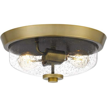 Quoizel QF3414 Radius 2 Light Flush Mount - Crescent Harbor