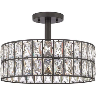 Quoizel QF4046 Coffman 3 Light Semi-Flush Mount - Crescent Harbor