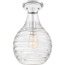 Quoizel QSF4019 Genie 1 Light Semi-Flush Mount - Crescent Harbor