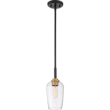 Quoizel SGR1505EK Sagamore 1 Light Mini Pendant in Earth Black - Crescent Harbor