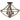 Quoizel SHR1716RK Shire 3 Light Flush Mount in Rustic Black - Crescent Harbor
