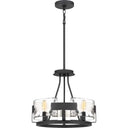 Quoizel STM1716BA Stratum 4 Light Semi-Flush Mount in Royal Ebony - Crescent Harbor