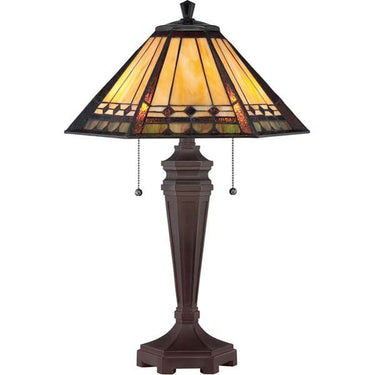 Quoizel TF1135T Arden 2 Light Table Lamp in Russet - Crescent Harbor