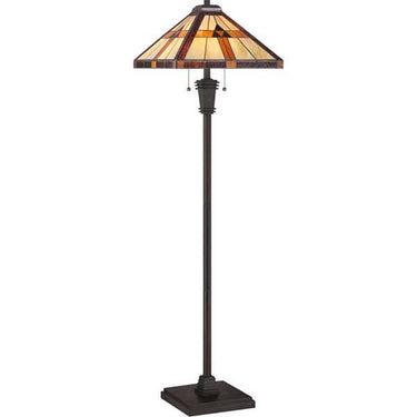 Quoizel TF1427F Bryant 2 Light Floor Lamp in Authentic Bronze - Crescent Harbor