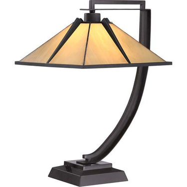 Quoizel TF1791TWT Pomeroy 1 Light Table Lamp in Western Bronze - Crescent Harbor
