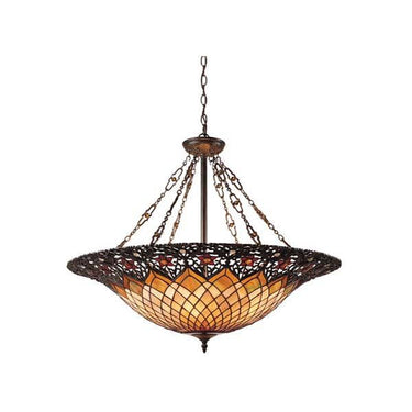 Quoizel TF1901VB Adriana 6 Light Pendant in Vintage Bronze - Crescent Harbor