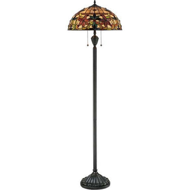 Quoizel TF878F Kami 2 Light Floor Lamp in Vintage Bronze - Crescent Harbor