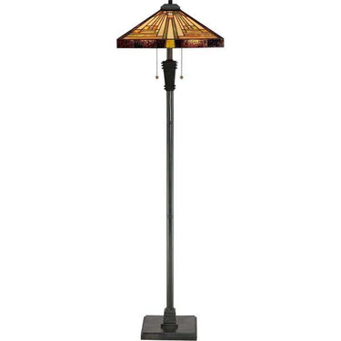 Quoizel TF885F Stephen 2 Light Floor Lamp in Vintage Bronze - Crescent Harbor