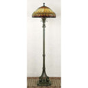 Quoizel TF9320BB West End 2 Light Floor Lamp in Brushed Bullion - Crescent Harbor