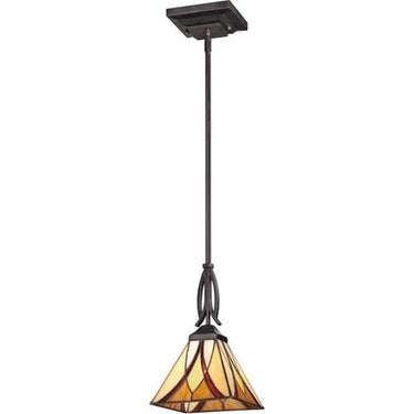 Quoizel TFAS1507VA Asheville 1 Light Mini Pendant in Valiant Bronze - Crescent Harbor