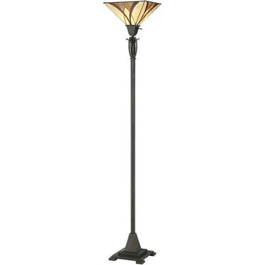 Quoizel TFAS9470VA Asheville 1 Light Floor Lamp in Valiant Bronze - Crescent Harbor
