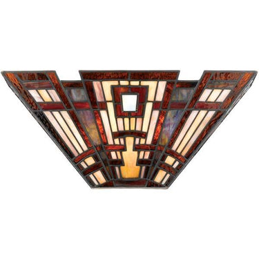 Quoizel TFCC8802 Classic Craftsman 2 Light Wall Sconce in Valiant Bronze - Crescent Harbor