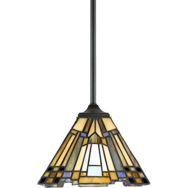 Quoizel TFIK1508VA Inglenook 1 Light Mini Pendant in Valiant Bronze - Crescent Harbor