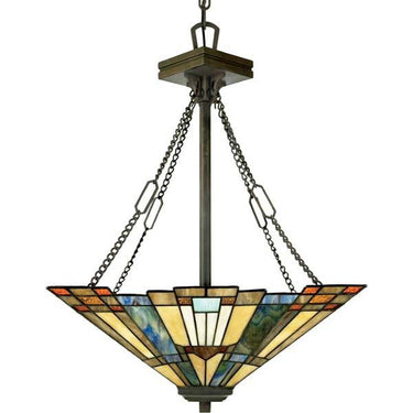 Quoizel TFIK2817VA Inglenook 3 Light Pendant in Valiant Bronze - Crescent Harbor
