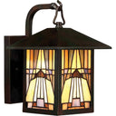 Quoizel TFIK8407VA Inglenook 1 Light Outdoor Lantern in Valiant Bronze - Crescent Harbor