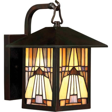 Quoizel TFIK8407VA Inglenook 1 Light Outdoor Lantern in Valiant Bronze - Crescent Harbor