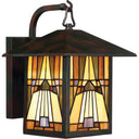 Quoizel TFIK8409VA Inglenook 1 Light Outdoor Lantern in Valiant Bronze - Crescent Harbor