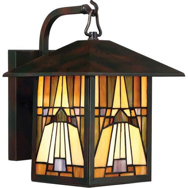 Quoizel TFIK8409VA Inglenook 1 Light Outdoor Lantern in Valiant Bronze - Crescent Harbor
