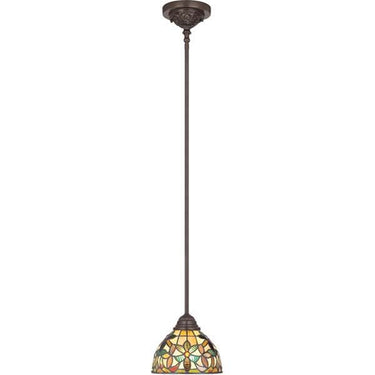 Quoizel TFKM1508VB Kami 1 Light Mini Pendant in Vintage Bronze - Crescent Harbor