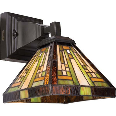 Quoizel TFST8701VB Stephen 1 Light Wall Sconce in Vintage Bronze - Crescent Harbor