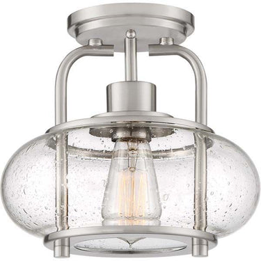 Quoizel TRG1710 Trilogy 1 Light Semi-Flush Mount - Crescent Harbor